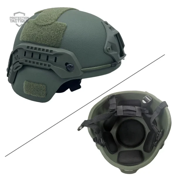 Casque balistique NIJ IIIA, design ergonomique et fonctionnel