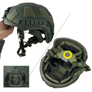 Casque balistique léger, modèle ACH, norme NIJ IIIA