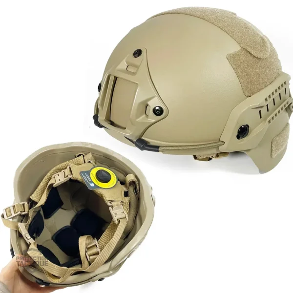 Casque ACH, protection NIJ IIIA, usage tactique