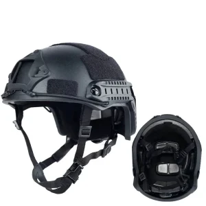 Protection balistique avec casque en matériaux durables