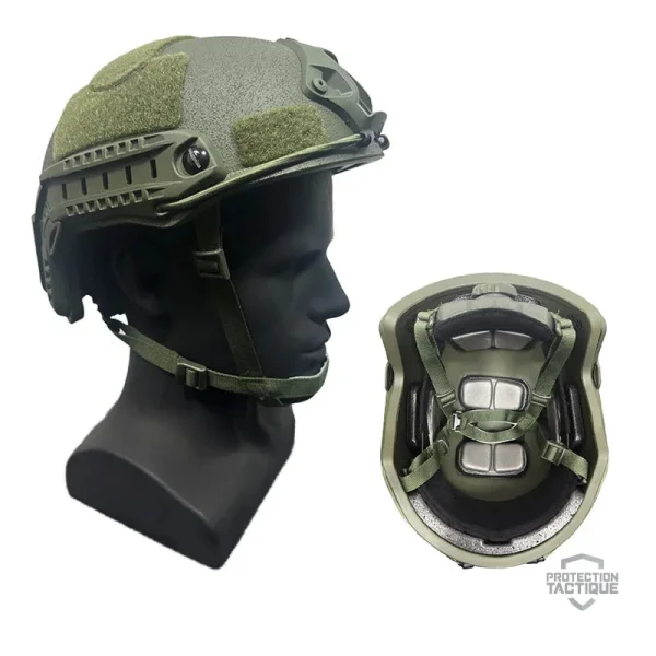 Casque anti-projectiles NIJ 3, design moderne