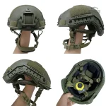 Protection faciale intégrée, casque balistique NIJ 3