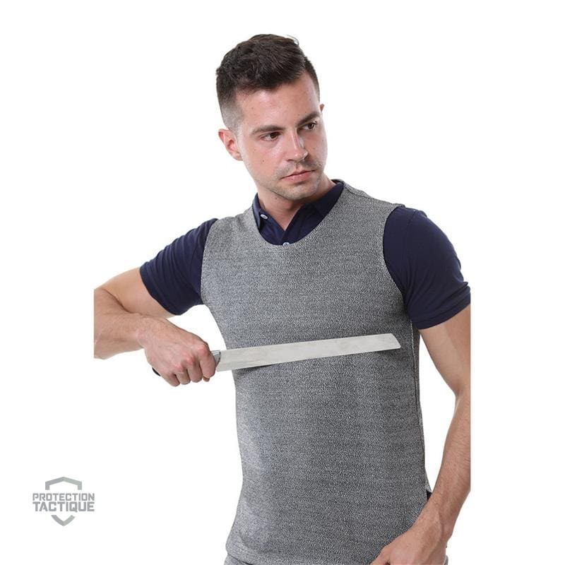 Gilet anti-couteau discret pour protection personnelle