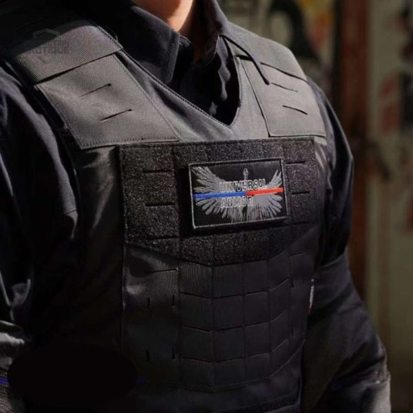 Housse pour gilet pare-balles, design ergonomique