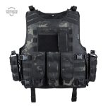 Gilet pare-balles avec support pour plaques de protection