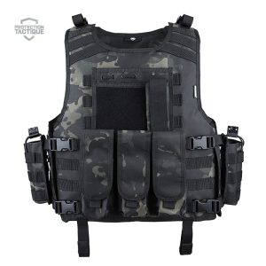 Gilet pare-balles avec support pour plaques de protection