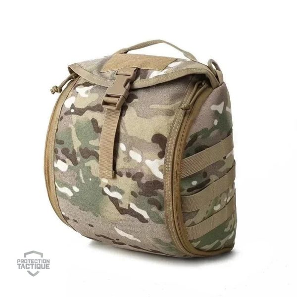 Sac pratique pour casque militaire, solide et fonctionnel