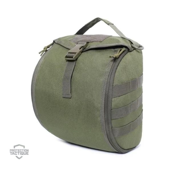 Sac de rangement pour casque militaire, design compact