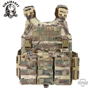Gilet tactique SINAIRSOFT pour protection et confort
