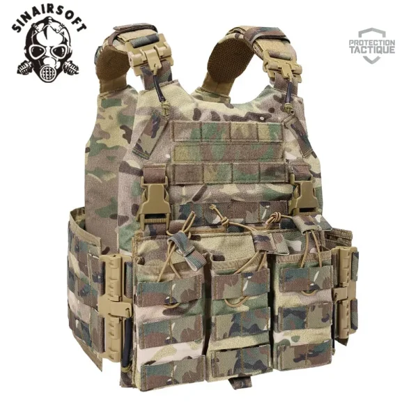 Gilet pare-balles SINAIRSOFT avec multiples poches