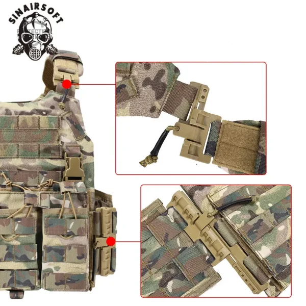 SINAIRSOFT gilet tactique pour activités en extérieur