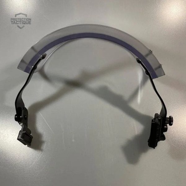 Visière interchangeable pour équipements balistiques